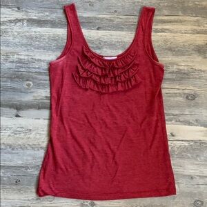 Women's Delia’s Tank Top with Ruffles Medium
